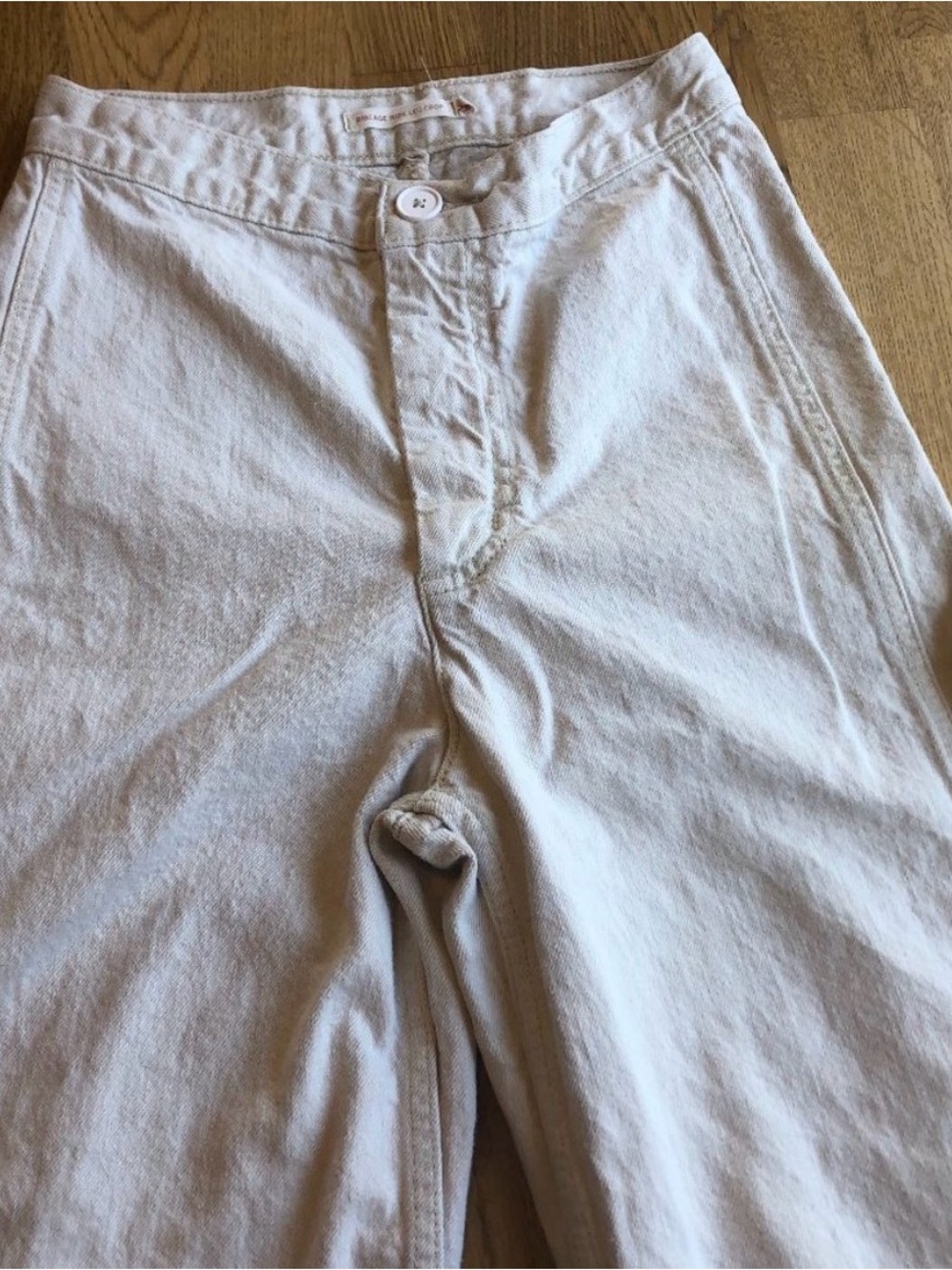 Levi's WellThread Ribcage Wide Leg Crop Jeans Hemp Size 25 - Picture 5 of 6